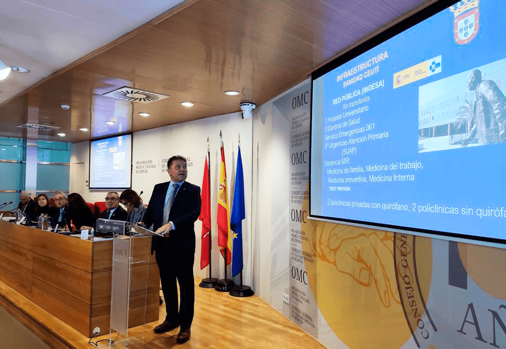 Enrique Roviralta lleva al pleno del CGCOM la situación sanitaria de nuestra ciudad y de sus médicos