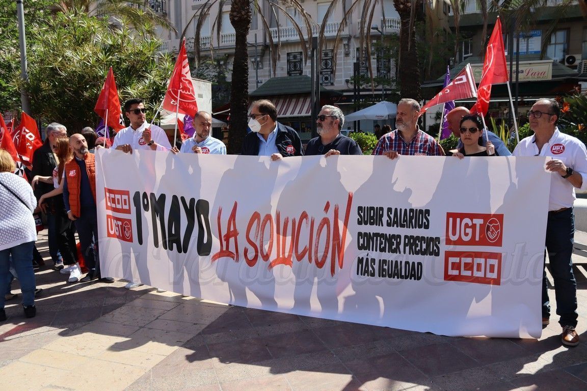 El sindicalismo vuelve a tomar las calles de Ceuta por el 1 de mayo tras dos años de pandemia