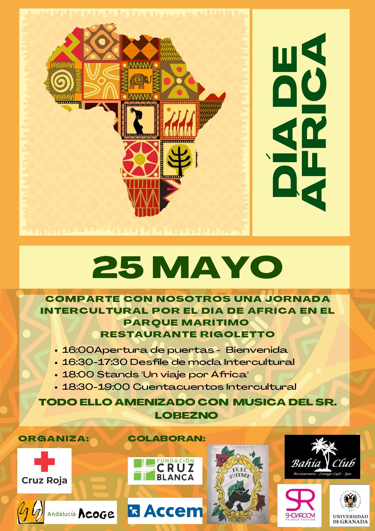 Cruz Roja junto a otras instituciones y residentes en el CETI participa este próximo miércoles en la celebración del “Día de África”