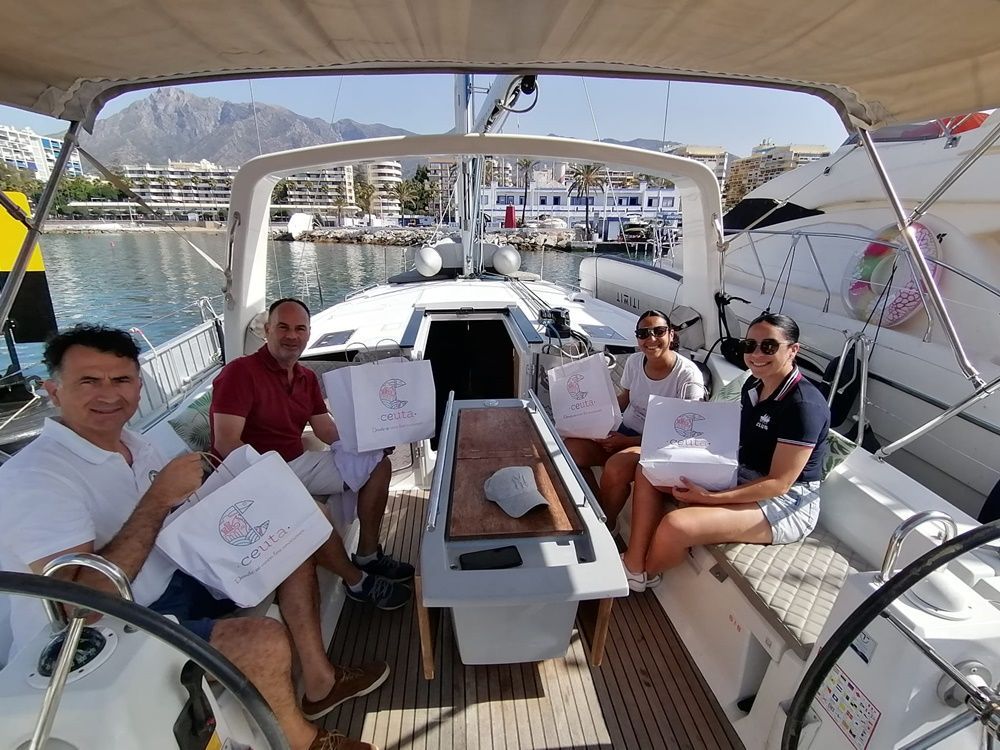 Ceuta se promociona como destino náutico en los puertos deportivos de Sotogrande, Marbella y Marina Smir