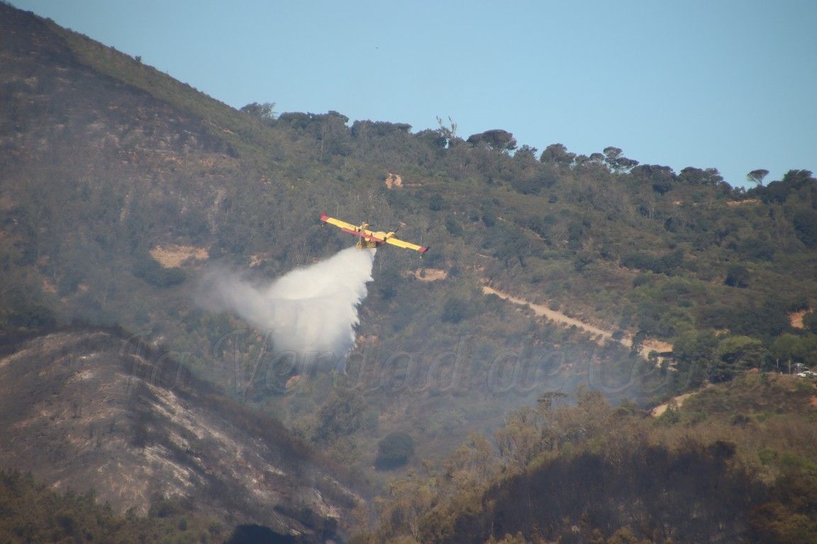 El incendio sigue consumiendo hectáreas en García Aldave