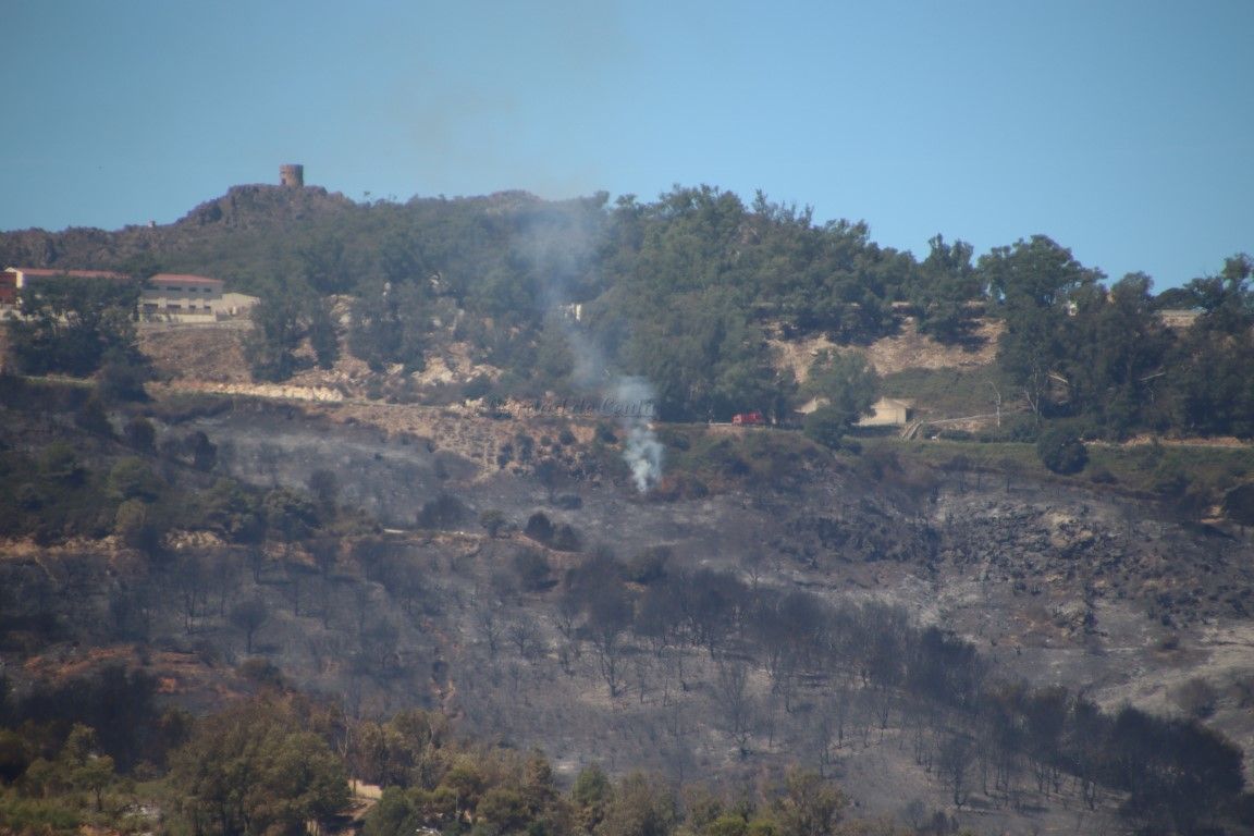 Controlado el incendio en García Aldave que es el más grave en cuanto a extensión quemada