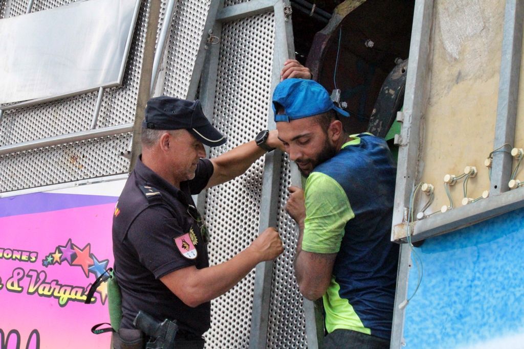 Detenidos 14 inmigrantes en la Operación Feriante durante las primeras horas, 13 de ellos MENAS
