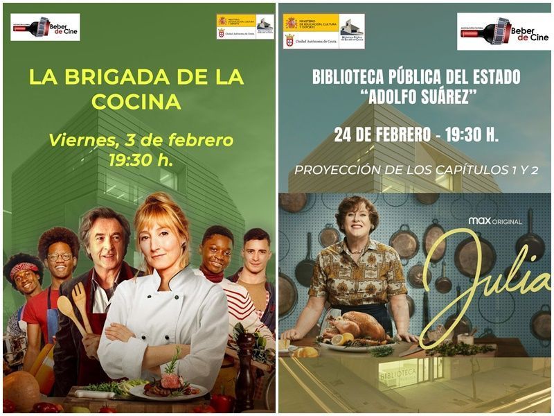 "Beber de Cine" programa dos actividades para el mes de febrero