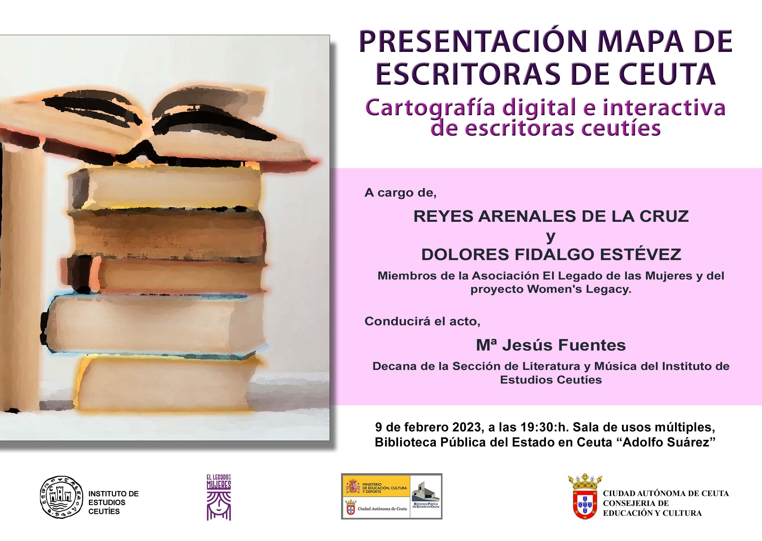 El Mapa de Escritoras de Ceuta se presentará el próximo jueves