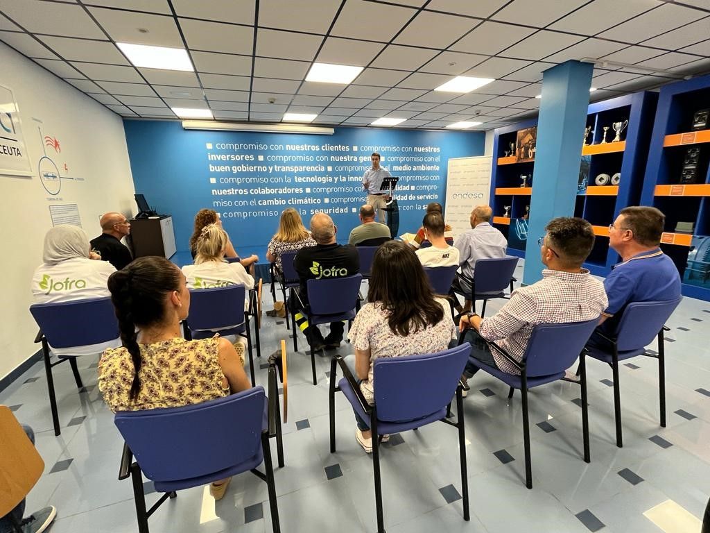 Plena Inclusión, en la central de Endesa en Ceuta