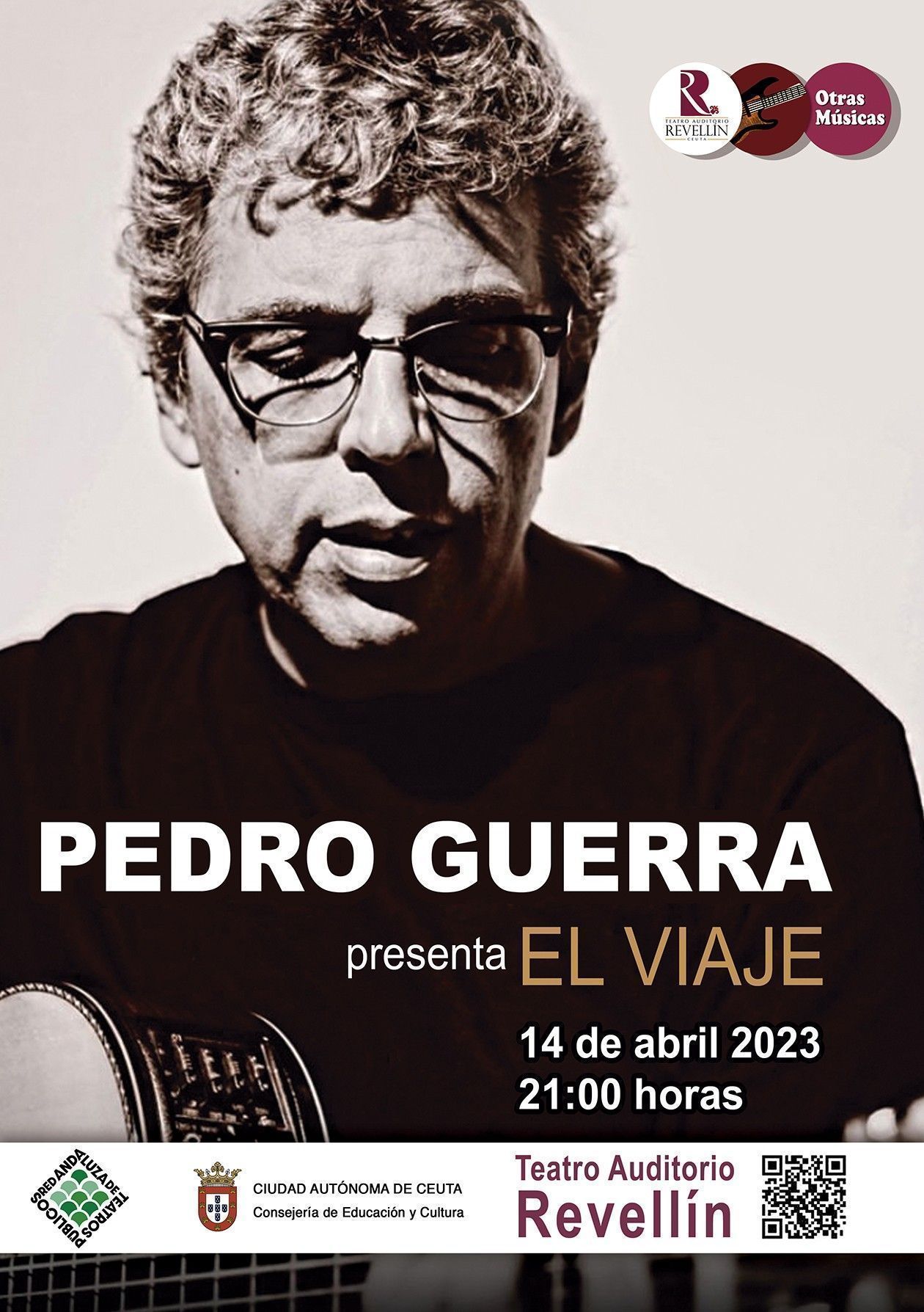 El cantautor Pedro Guerra actúa este viernes en el Revellín
