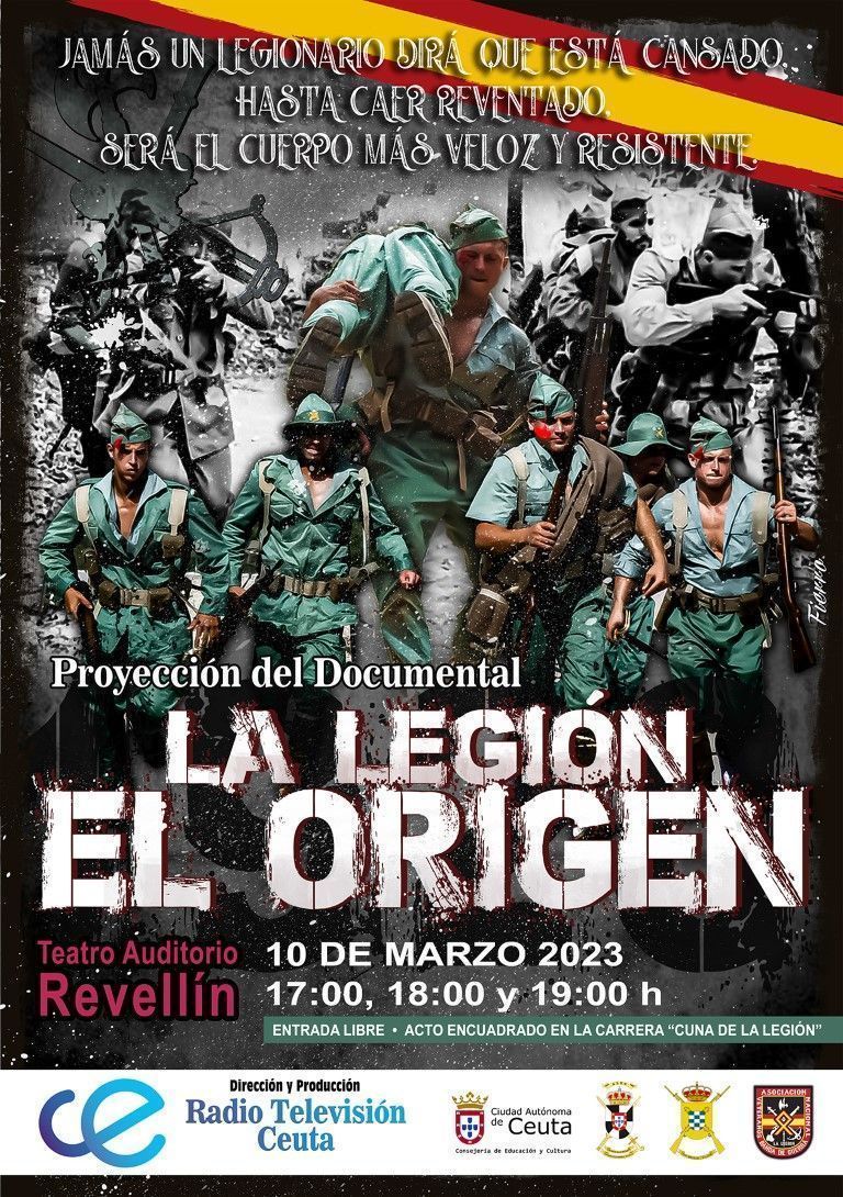 Este viernes se proyecta el documental “La Legión, el origen”