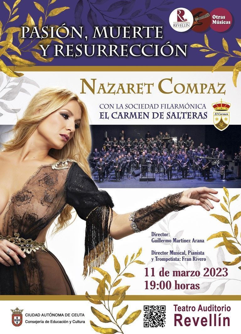 Nazaret Compaz volverá a cantar el día 11 de marzo en el Revellín