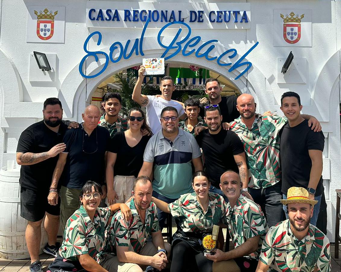 La Caseta de la Casa regional de Ceuta en Melilla gana el Premio al "Mejor Rinconcito de la Feria 2023" 