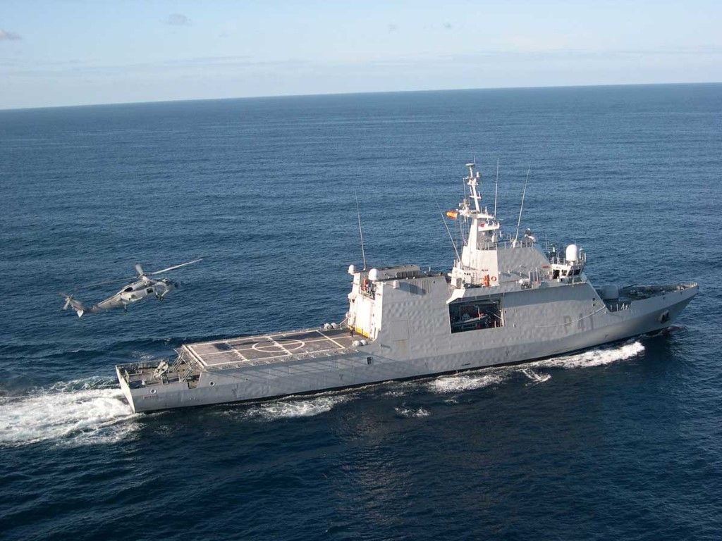 La Armada realizará la próxima semana unas maniobras de buques en aguas de Ceuta