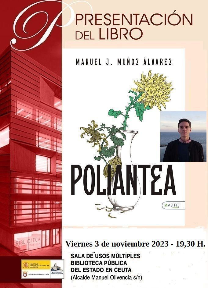 El ceutí Manuel Muñoz presentará la próxima semana su libro “Poliantea”