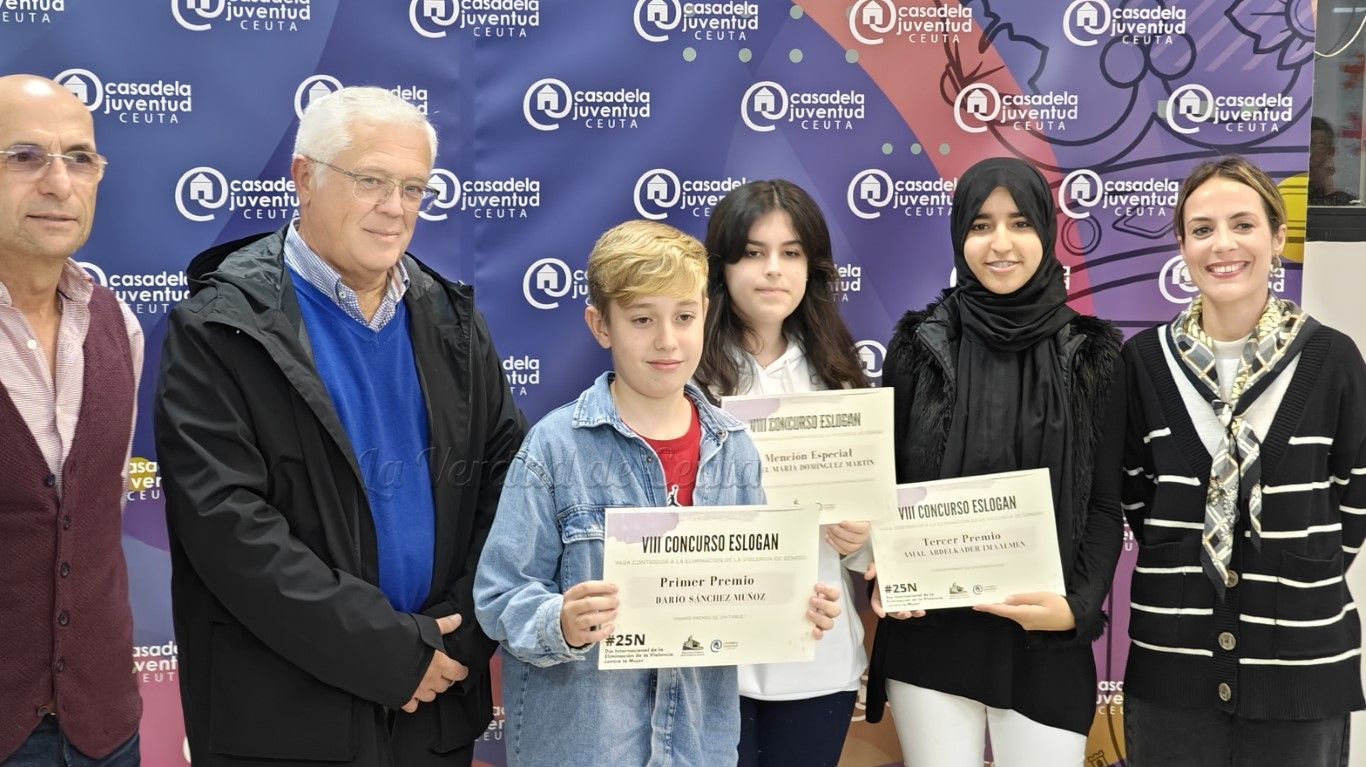 Entregados los premios del VIII Concurso de Eslóganes por el Día Internacional contra la Violencia Machista