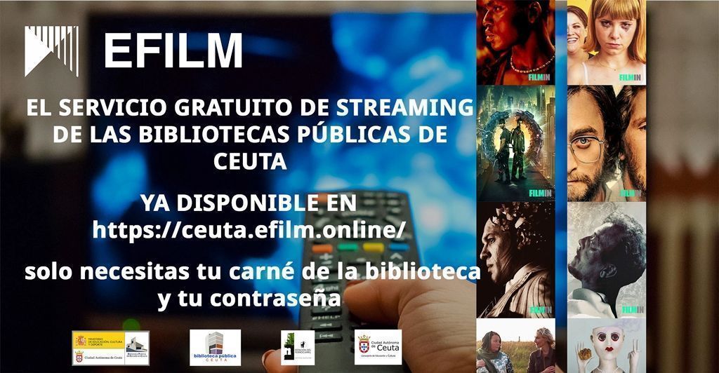 Las bibliotecas amplían sus servicios digitales poniendo en marcha, desde mañana, la plataforma 'eFilm'