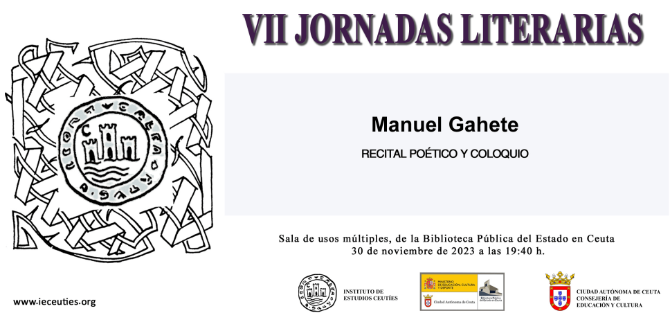 Manuel Gahete ofrece este jueves un recital poético