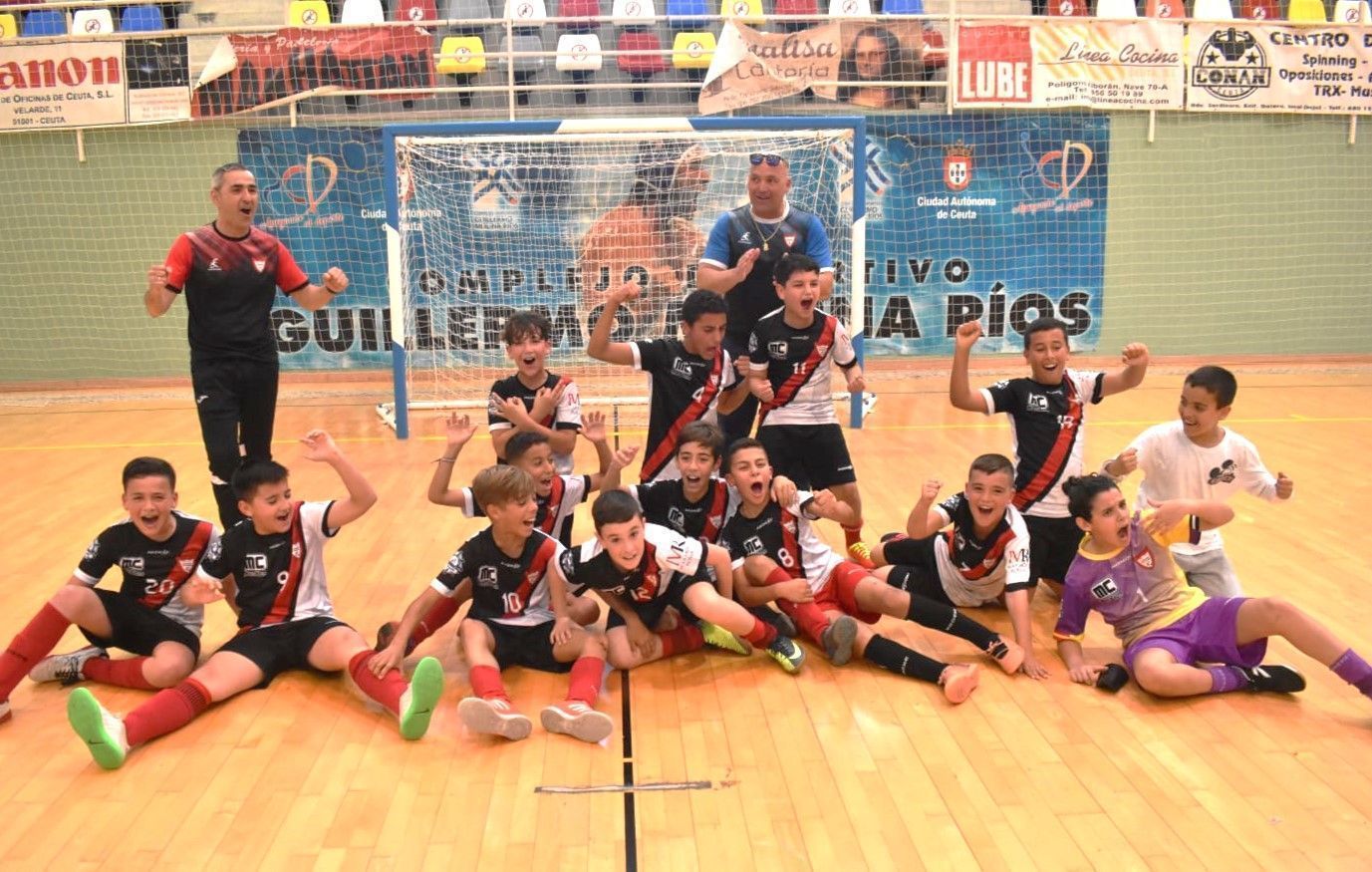 El Foso Ceuta, campeón de Liga de 2ª Autonómica Alevín de fútbol sala
