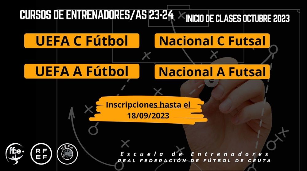 Convocatorias de los Cursos de Entrenador para la temporada 23-24 