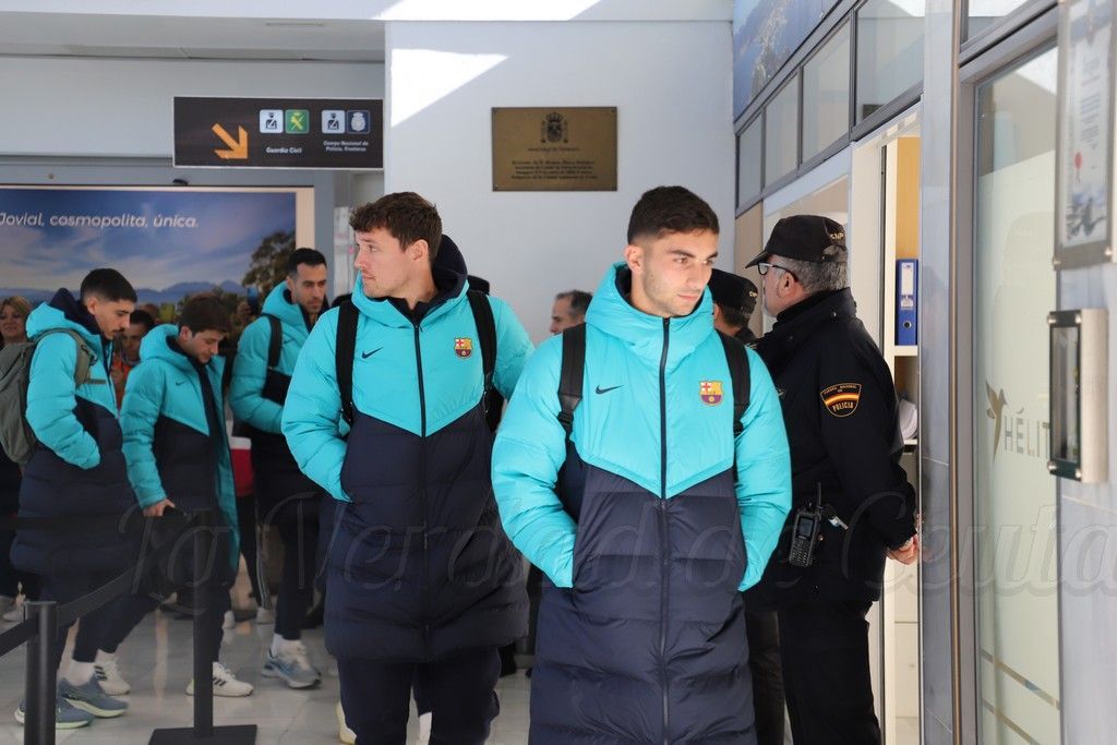 Barça llegada helicoptero190123 05