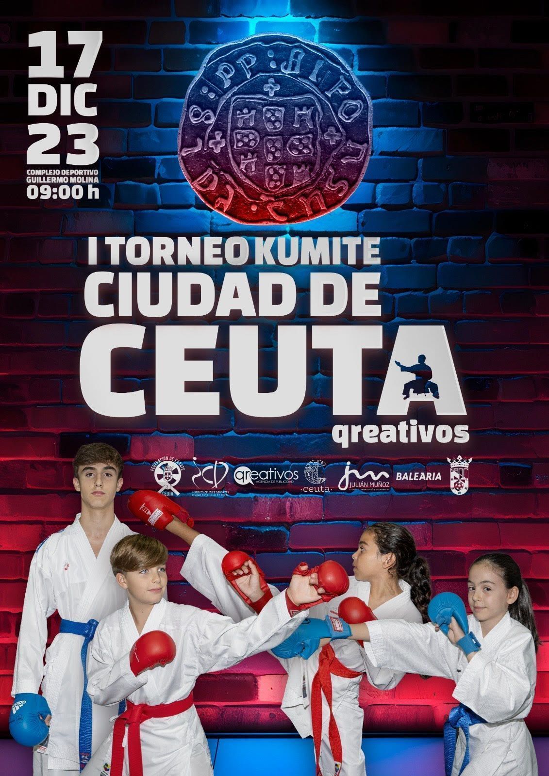 El domingo se celebra el I Torneo de Kumite Ciudad de Ceuta Qreativos de kárate