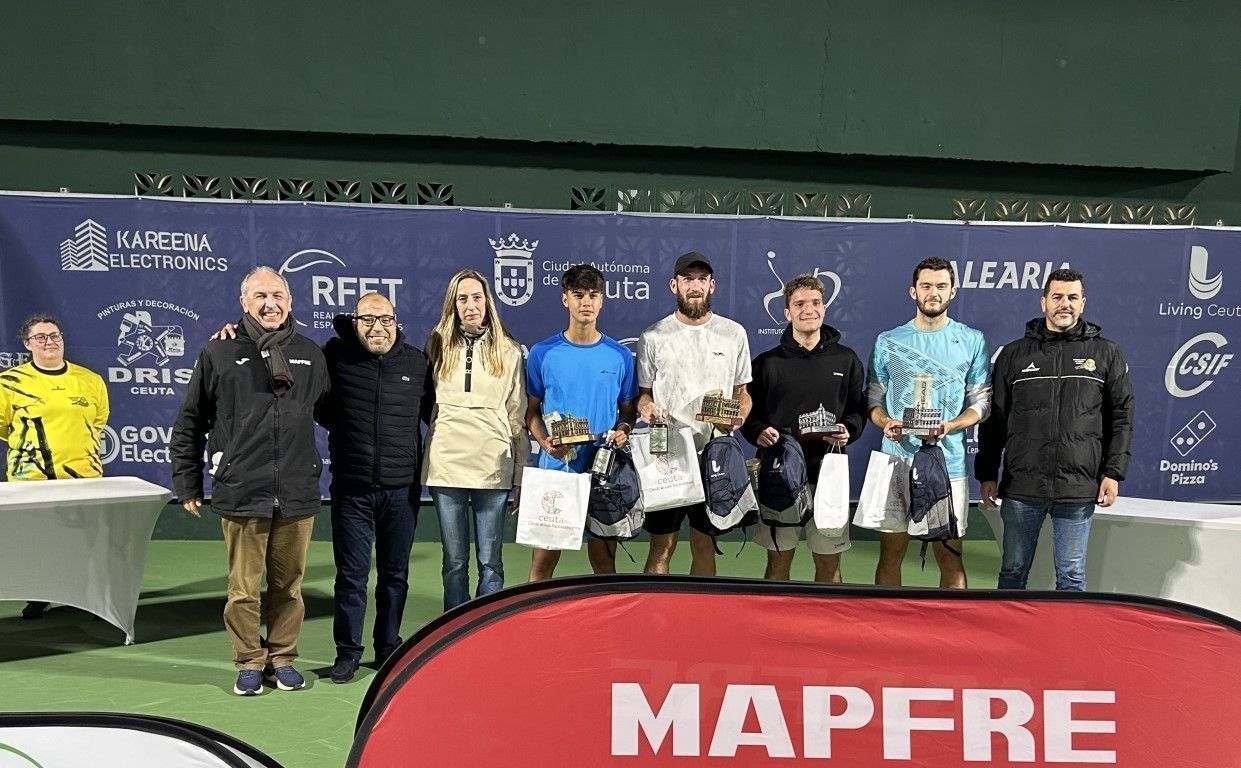 Alejo Sánchez y Leonid Sheyngezikht campeones de dobles del I Torneo Internacional de Tenis Ciudad de Ceuta