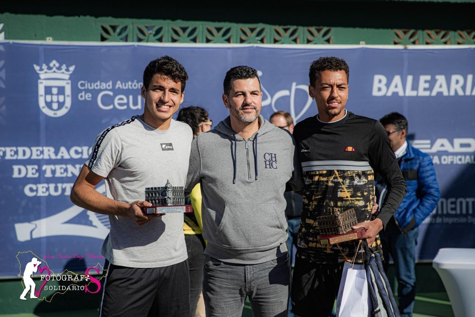 El inglés Paul Jubb, campeón del Internacional Ciudad de Ceuta de tenis. Imagen: Fotógrafos solidarios