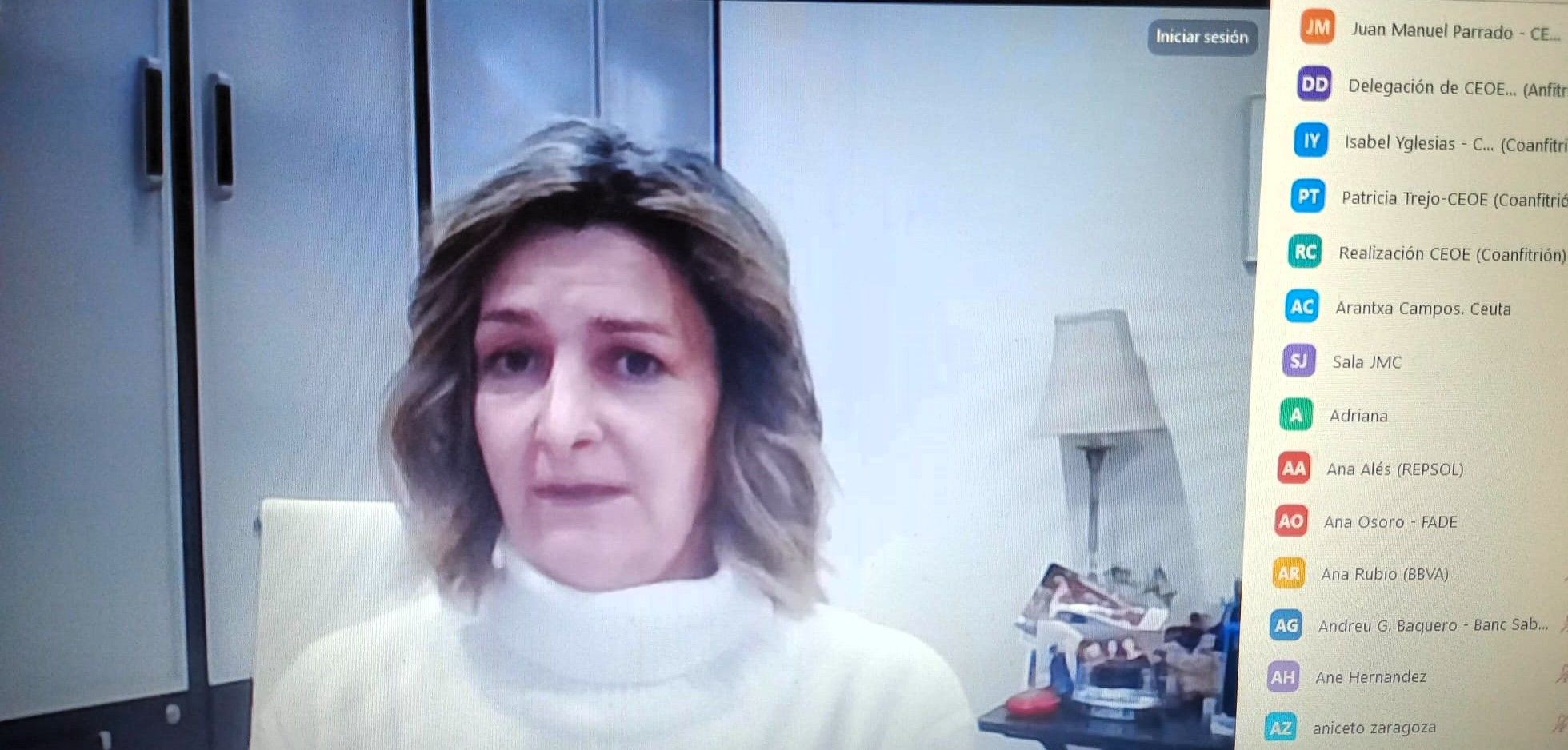 La presidenta de la CECE participa en un encuentro telemático con el presidente del Instituto Jacques Delors