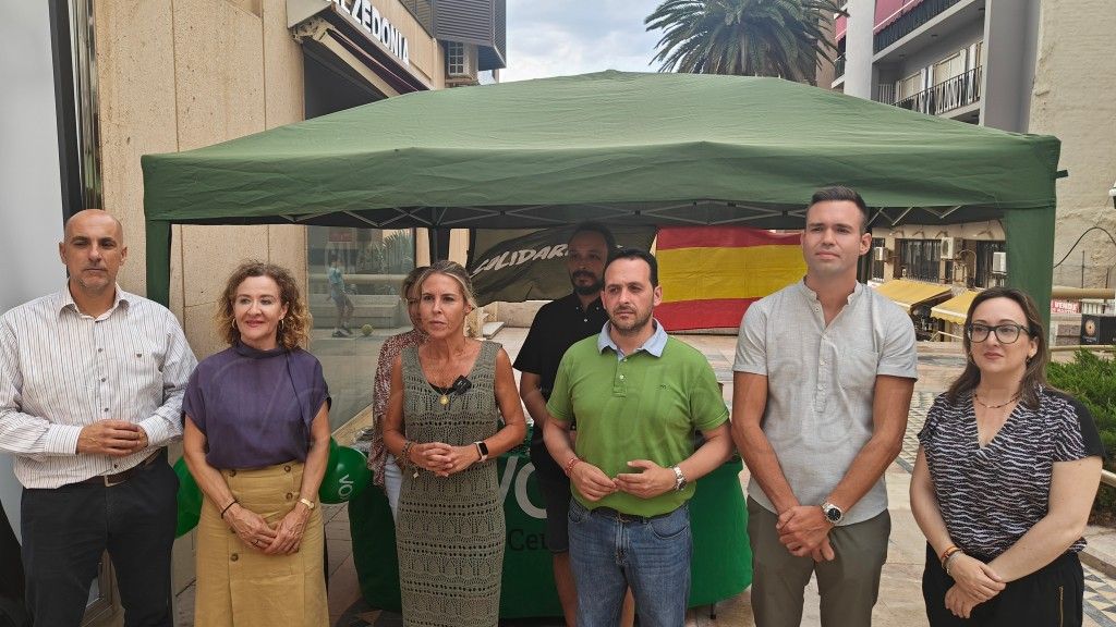 López cerró su campaña electoral reafirmando el compromiso de Vox con la prosperidad de Ceuta