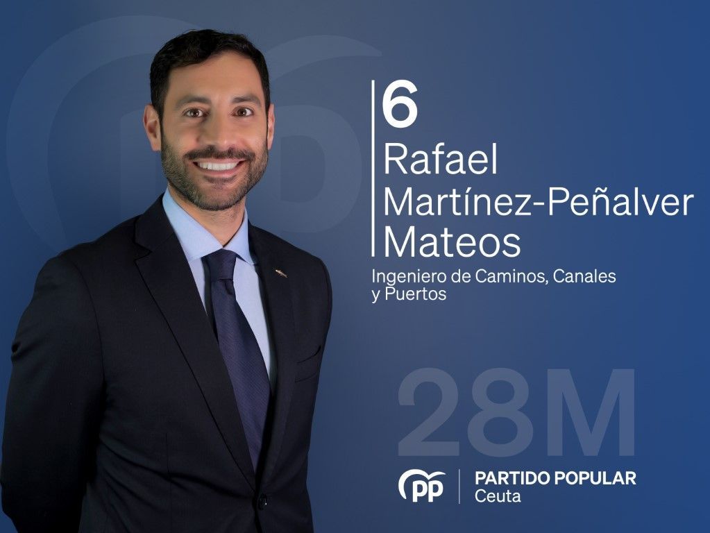 Rafael Martínez Peñalver en su imagen de campaña de las municipales del 28M
