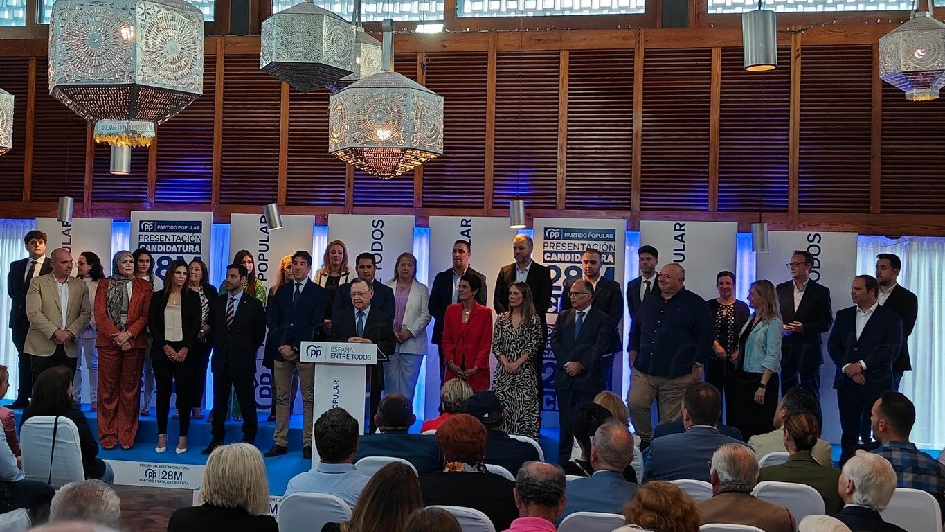El Partido Popular presenta oficialmente su candidatura para las elecciones autonómicas en Ceuta