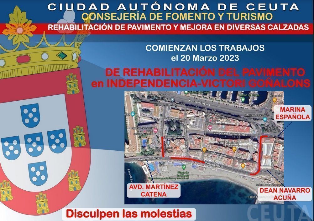 El asfaltado de calles se hará esta semana en Independencia, Colón y Velarde