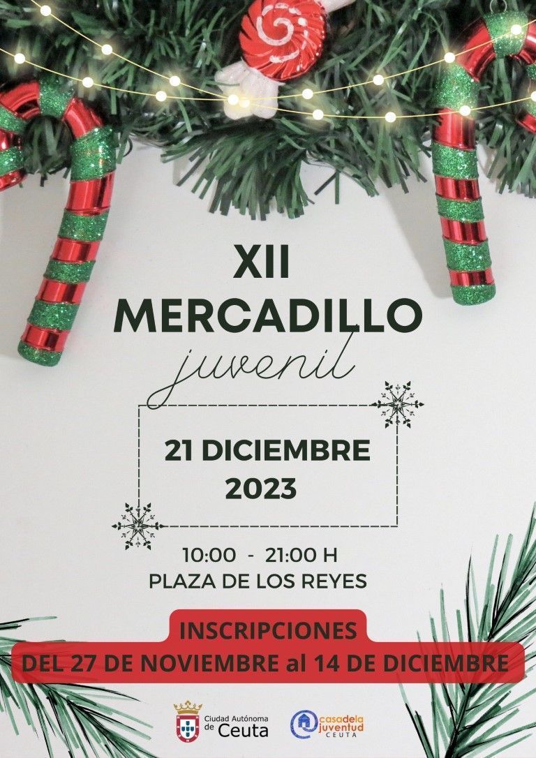 Juventud abre las inscripciones para participar en el XII Mercadillo Juvenil 