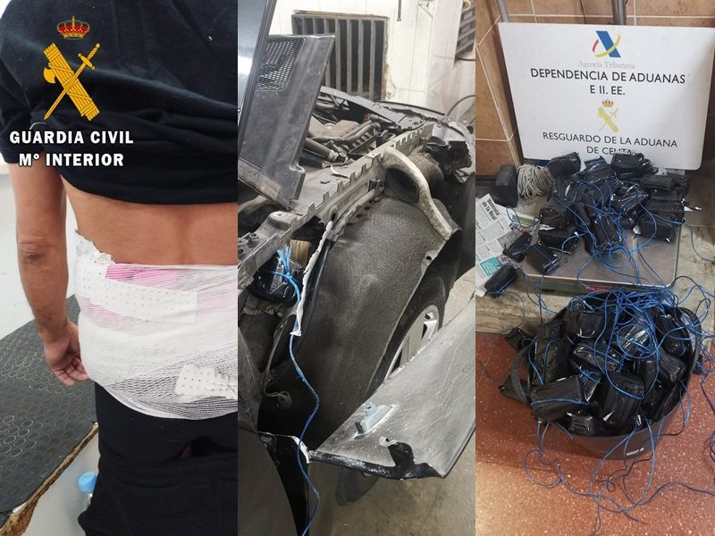 Dos detenidos con 23 kilos de resina de hachís