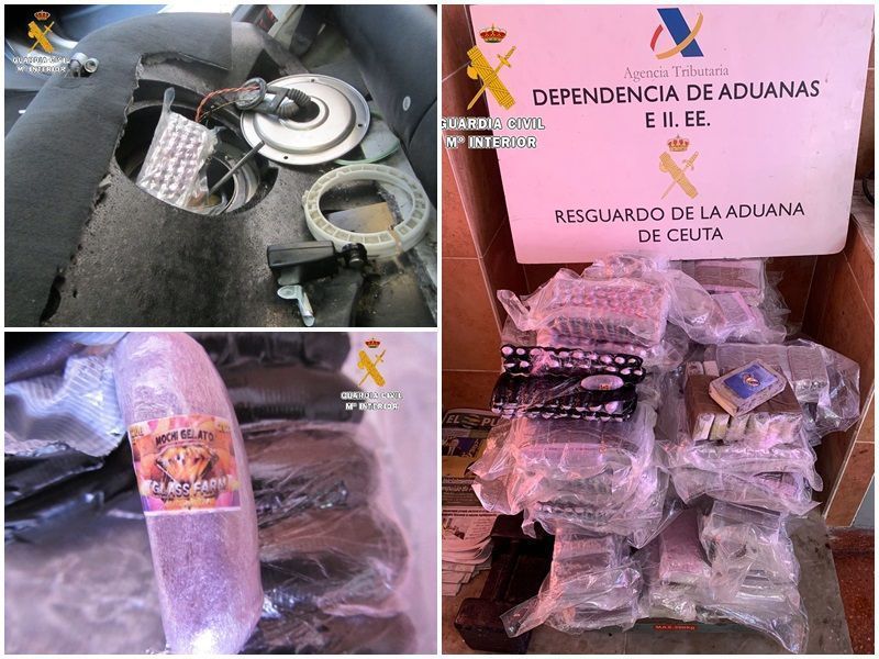 Detenido con más de 40 kilos de hachís en el depósito de combustible del coche que conducía