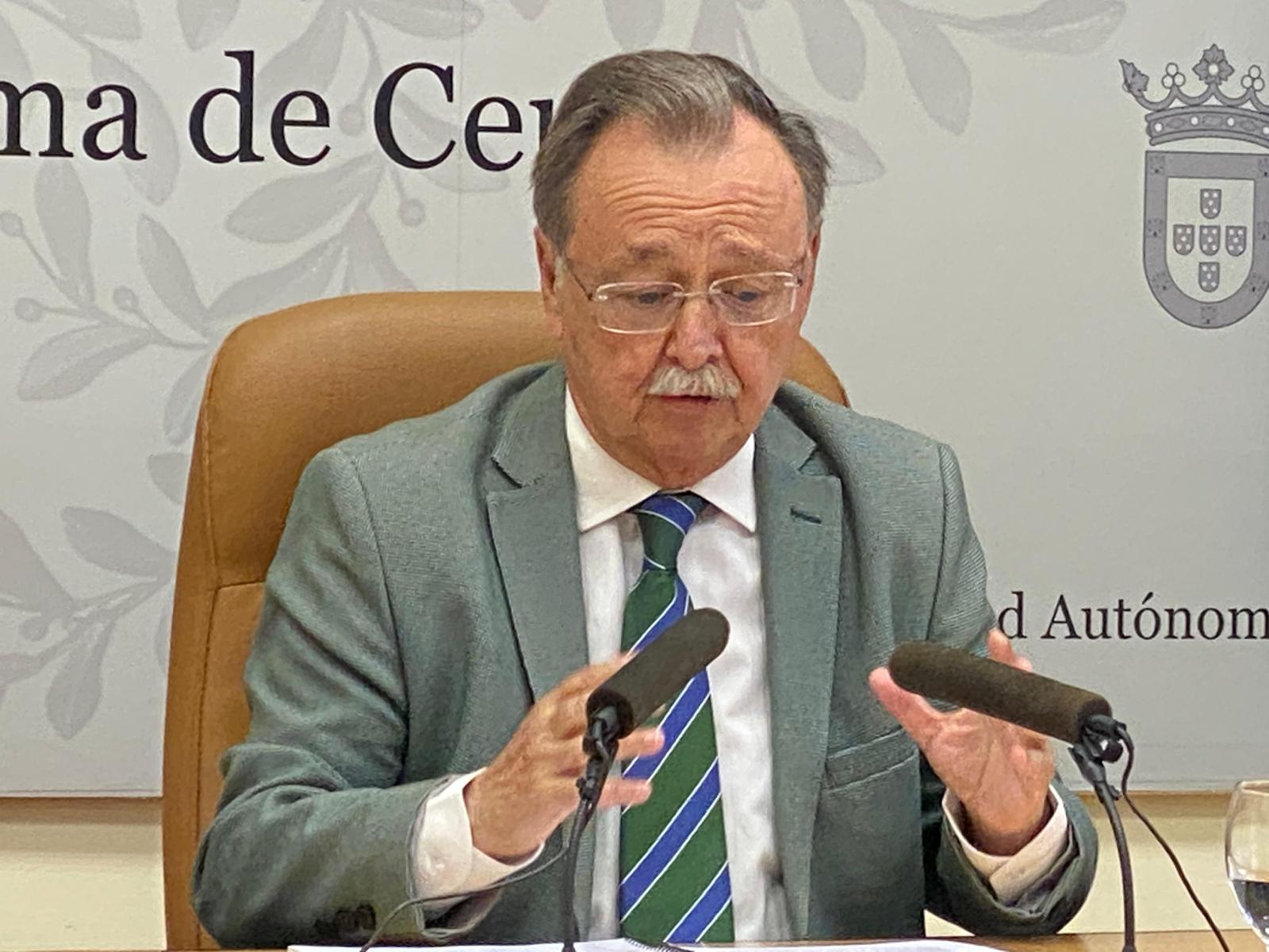 El presidente de Ceuta, Juan Vivas, presenta un ambicioso plan para fortalecer la Ciudad Autónoma