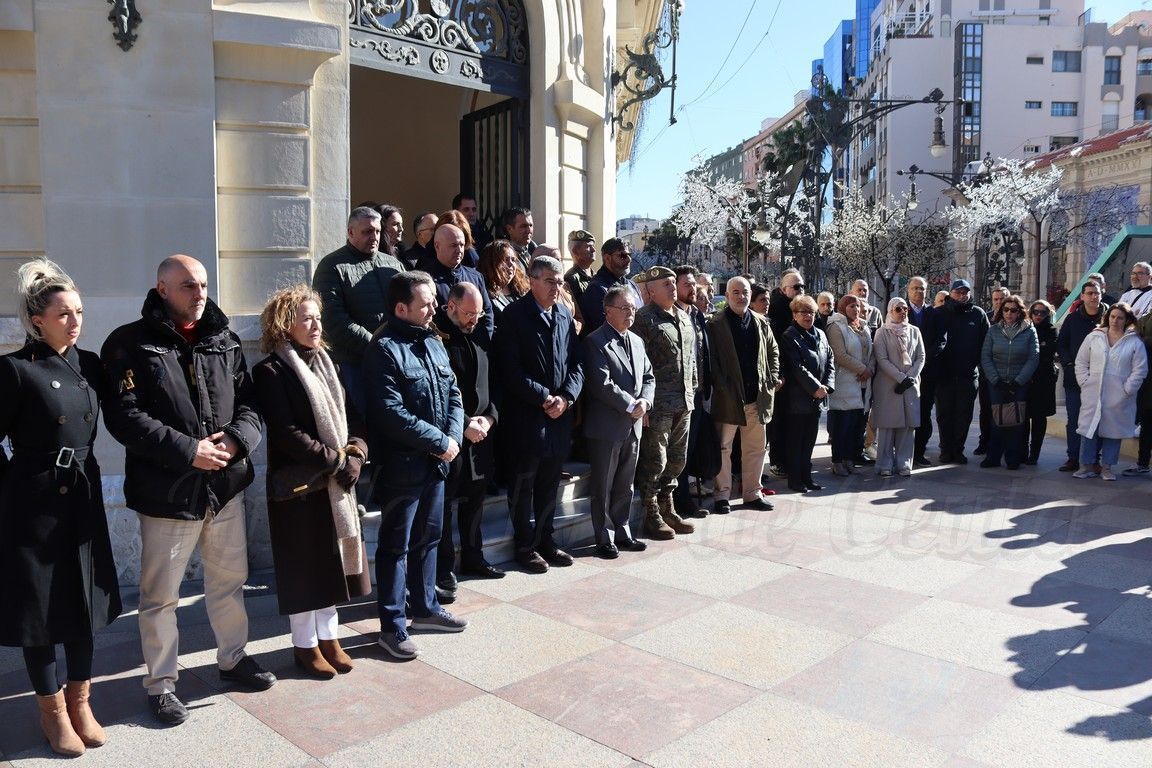 Ceuta guarda un minuto de silencio por el atentado de Algeciras
