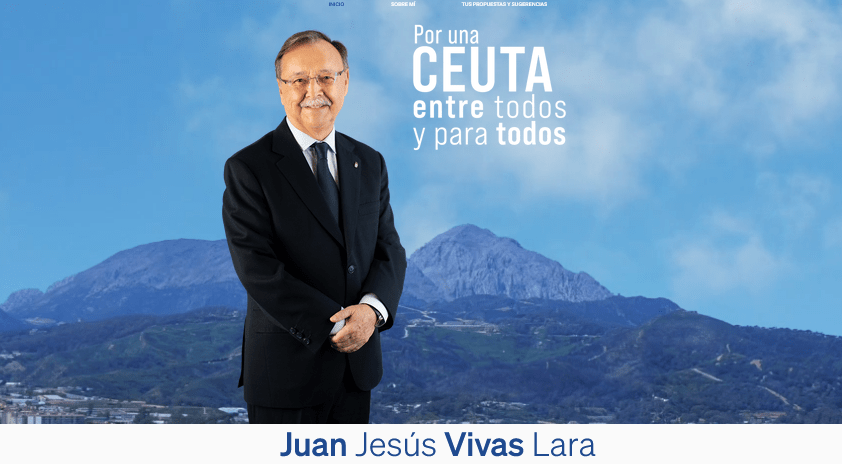 Vivas presenta su portal web en el que pide a los ciudadanos sugerencias "para una Ceuta mejor"