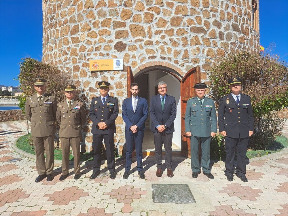 El secretario de Estado de Seguridad destaca el incremento de agentes en Ceuta como garantía de seguridad