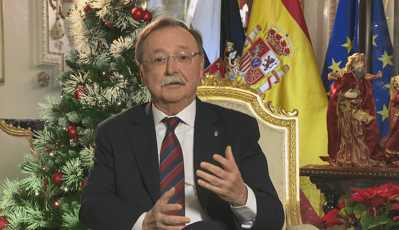 El presidente de la Ciudad Autónoma de Ceuta llama a la unidad y superación en su mensaje navideño 
