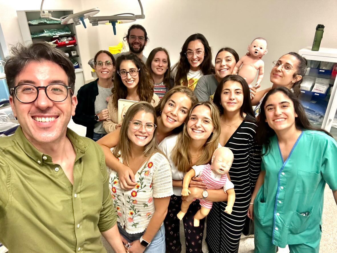El INGESA lleva a cabo un curso de RCP neonatal en el paritorio del Hospital