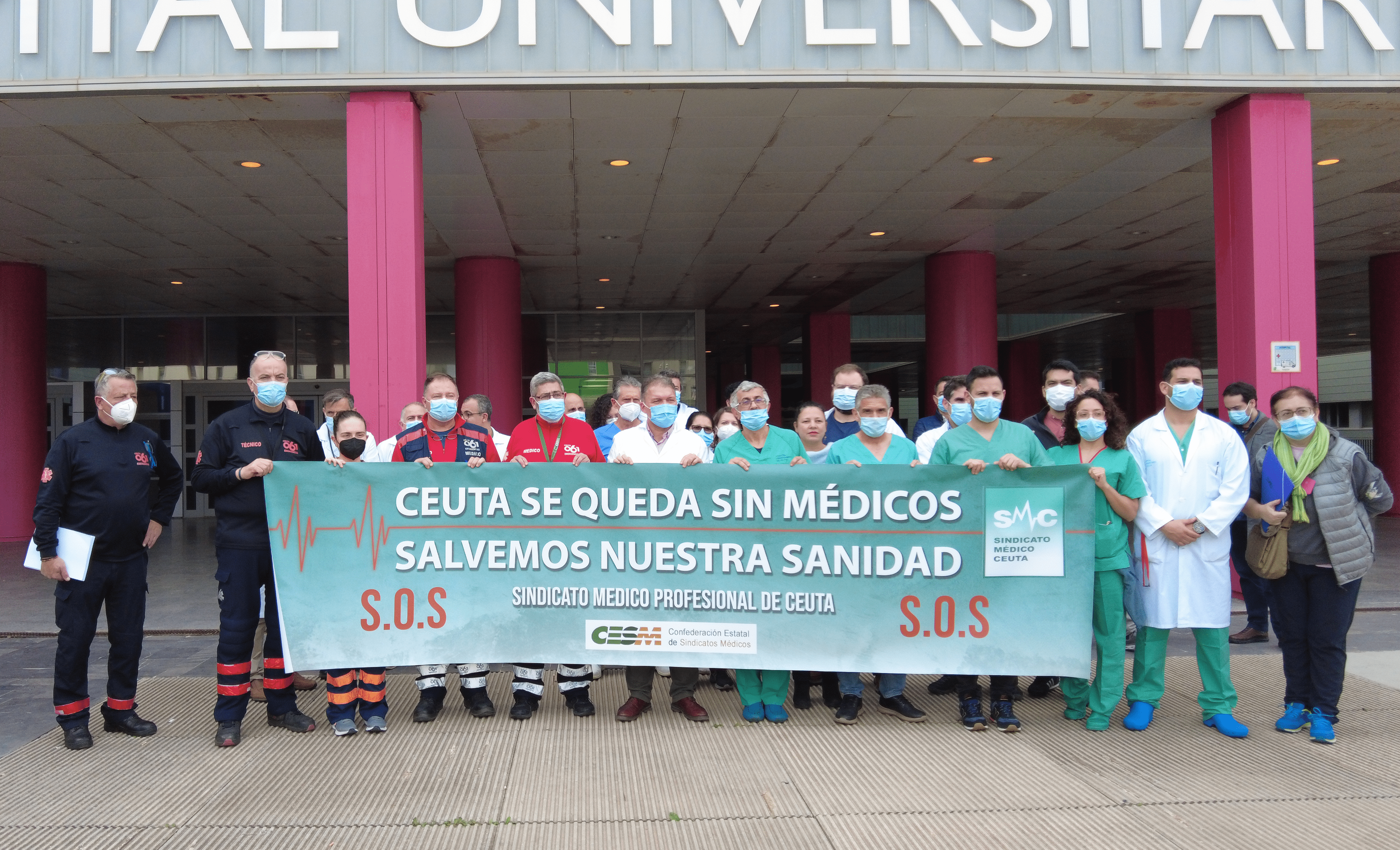 El sistema sanitario ceutí sigue en la cuerda floja