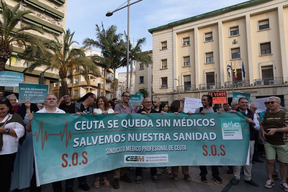 La huelga médica en Ceuta y Melilla cumple más de medio año con más de 11.000 consultas canceladas