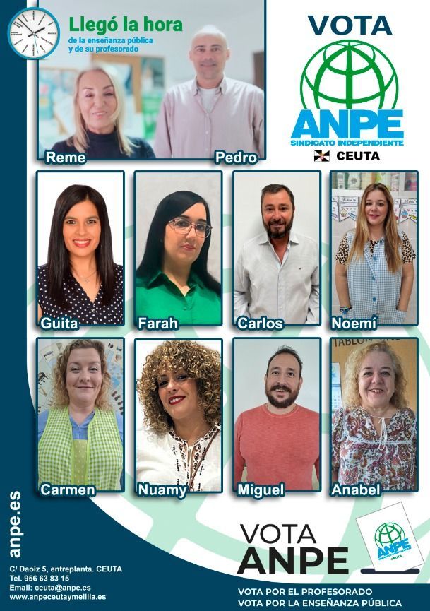 ANPE presenta su programa de cara a las elecciones sindicales.