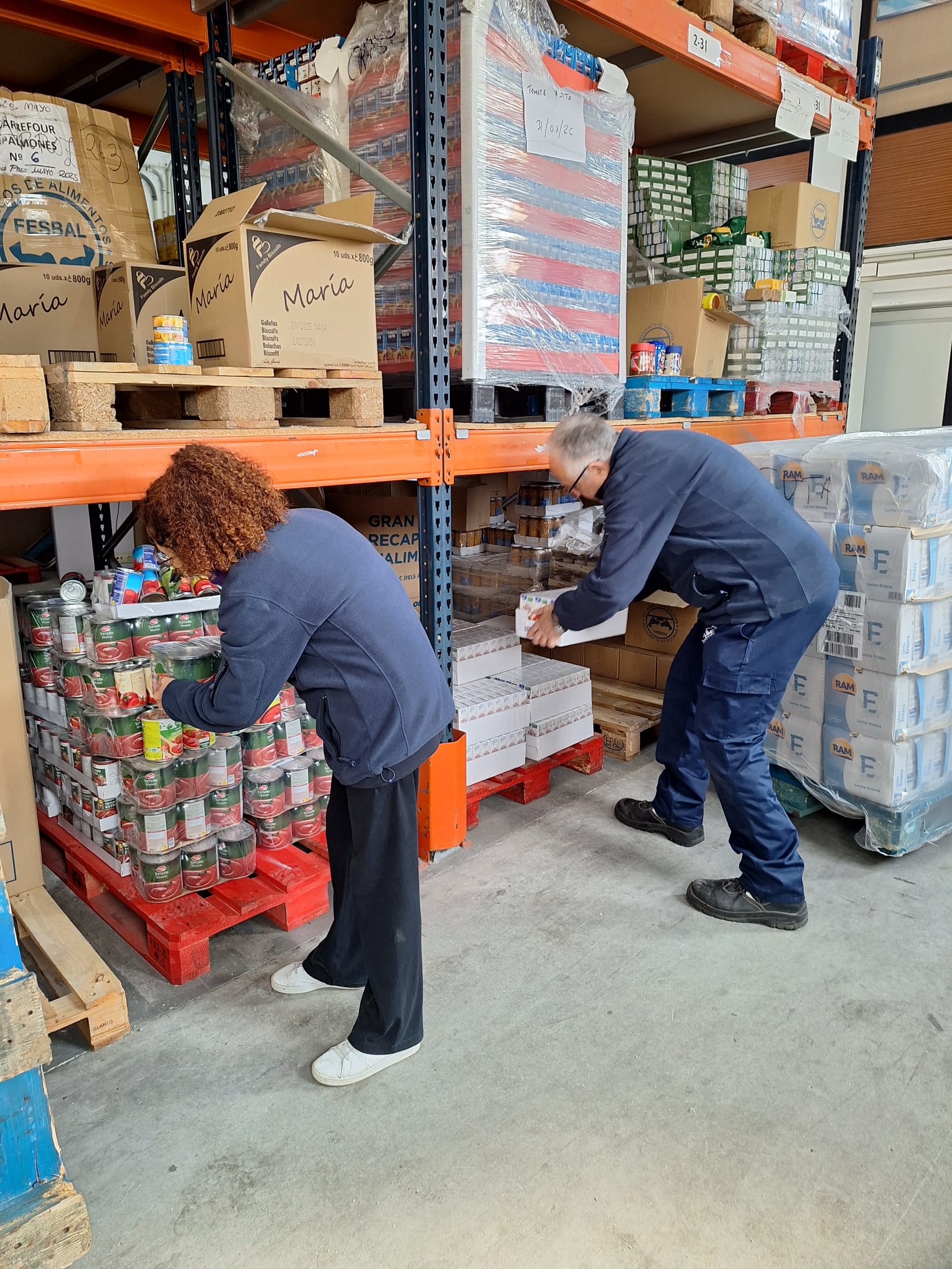 Solidaridad tras el desastre: 1.008 kg de alimentos para los más necesitados en Valencia