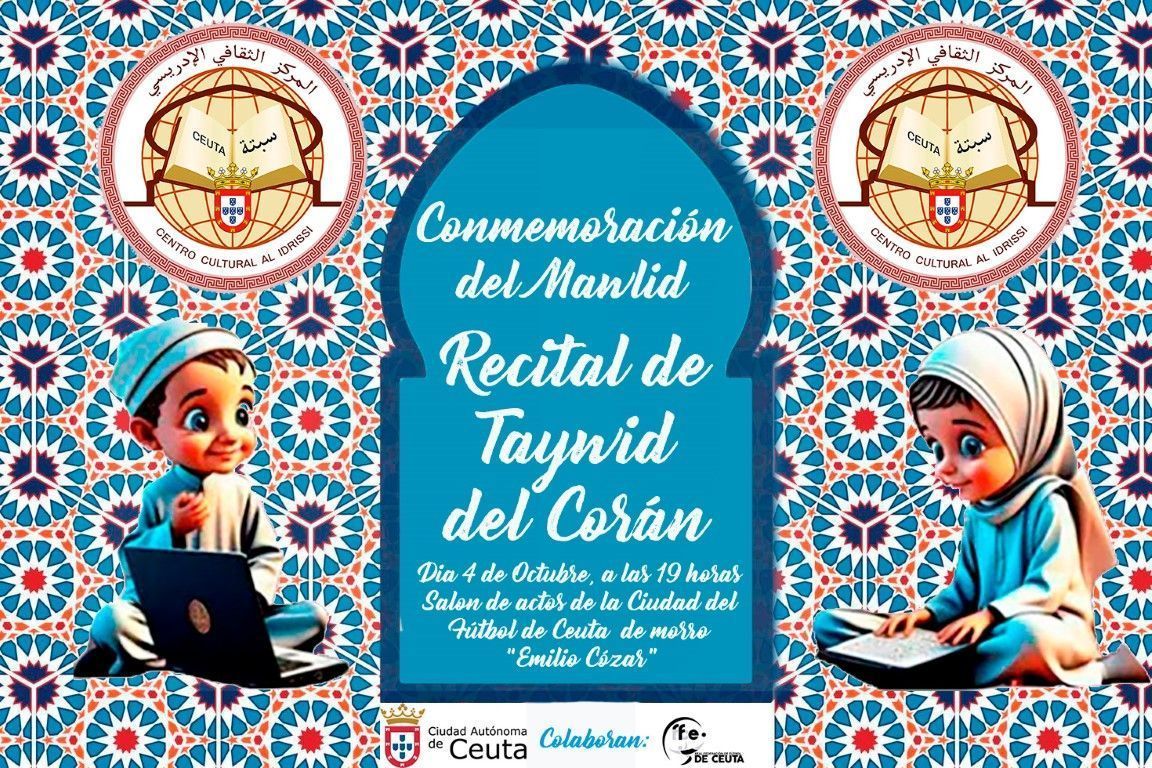 El centro cultural Al Idrissi organiza un recital de versos del Corán en Taywid