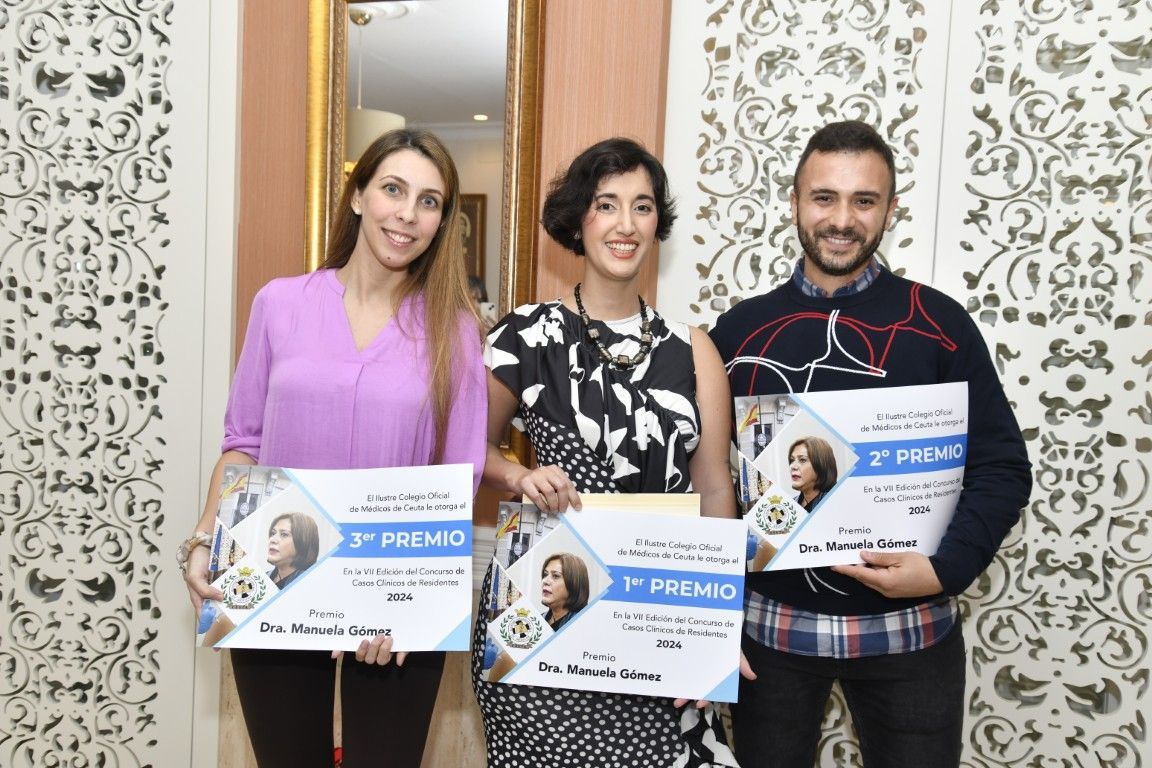 Acto de entrega de premios del certamen de casos clínicos residentes "Doctora Manuela Gómez Gómez"