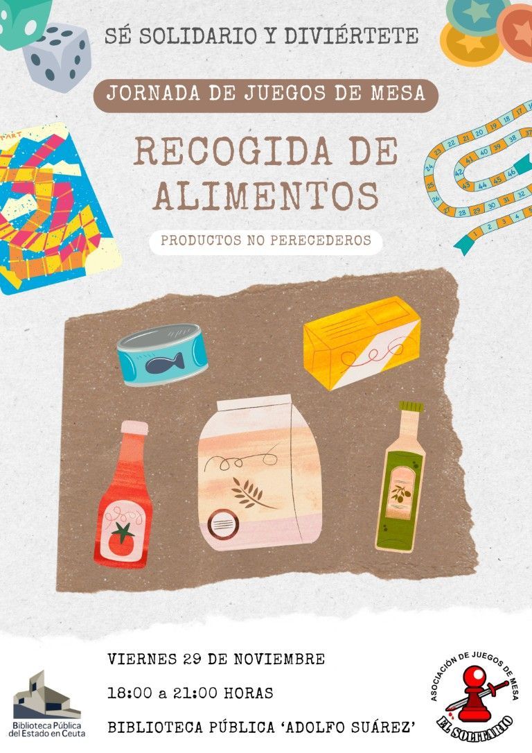 Los juegos de mesa más solidarios, en la Biblioteca
