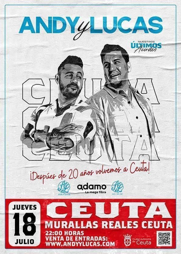 Andy y Lucas animan a los ceutíes a comprar las últimas entradas de su concierto en la ciudad