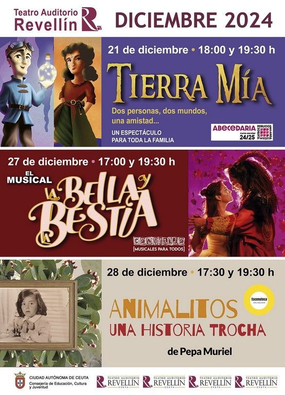 Cultura programa sus actividades infantiles en el Teatro del Revellín para diciembre