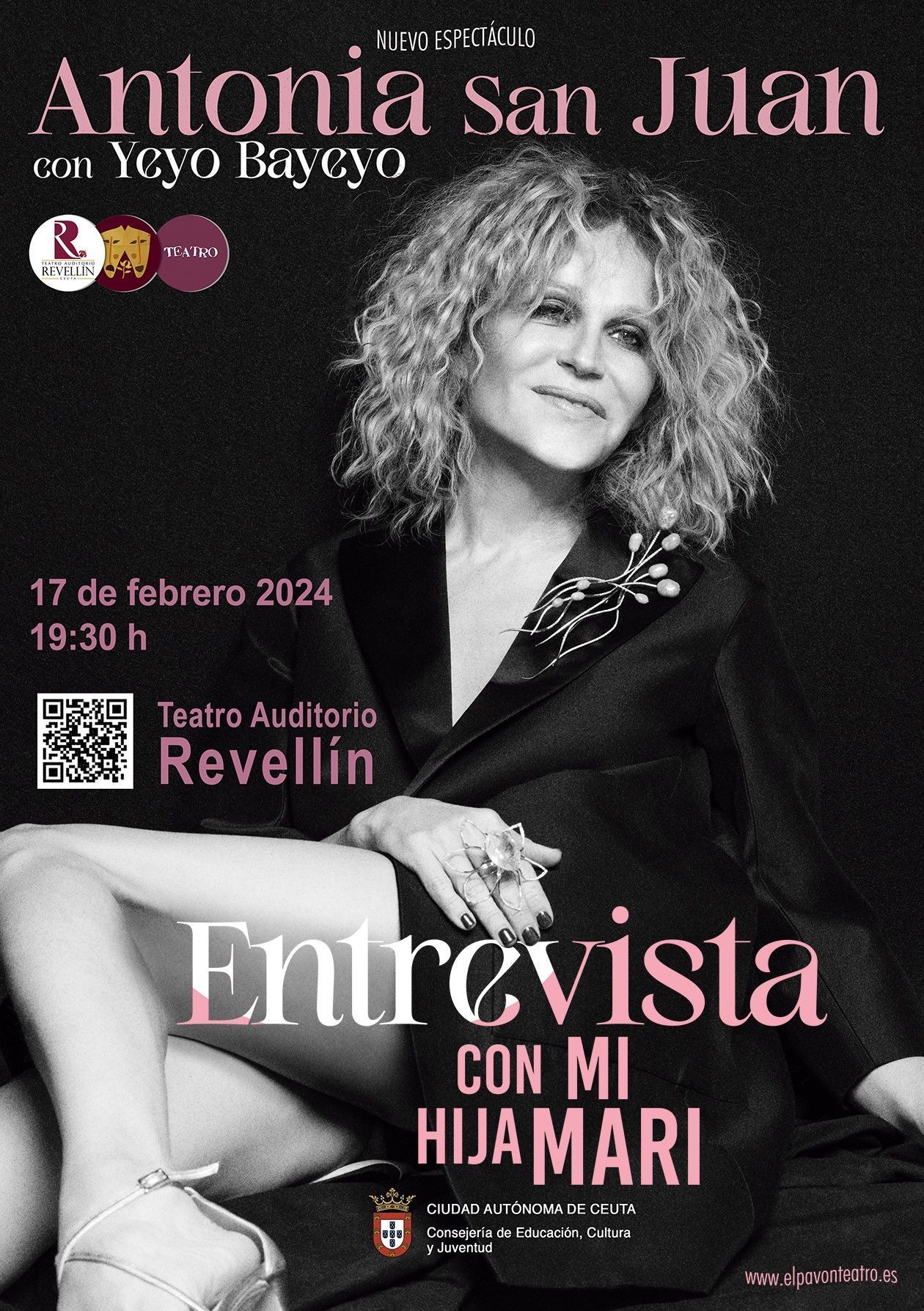 Cultura recuerda que quedan localidades a la venta para la obra "Entrevista con mi hija Mari"