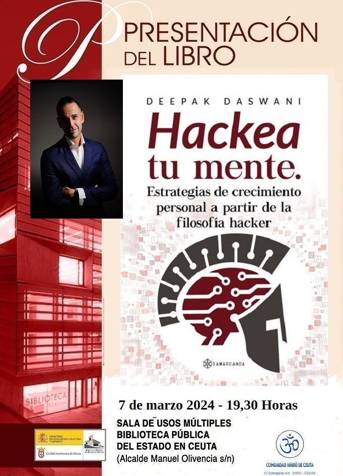 El próximo jueves se presenta el libro “Hackea tu mente”